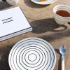 Plato Artesano Rayas Co