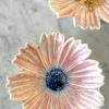 Plato Con Diseño De Flor Rosa Pequeño