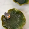 Plato Con Diseño De Hoja Y Figura De Pato
