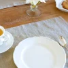 Plato De Postre Blanco Con Relieve Co