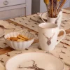 Plato De Postre Con Diseño De Ciervo