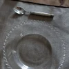 Plato De Postre Cristal Bolitas