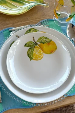 Plato De Postre De Melamina Limones