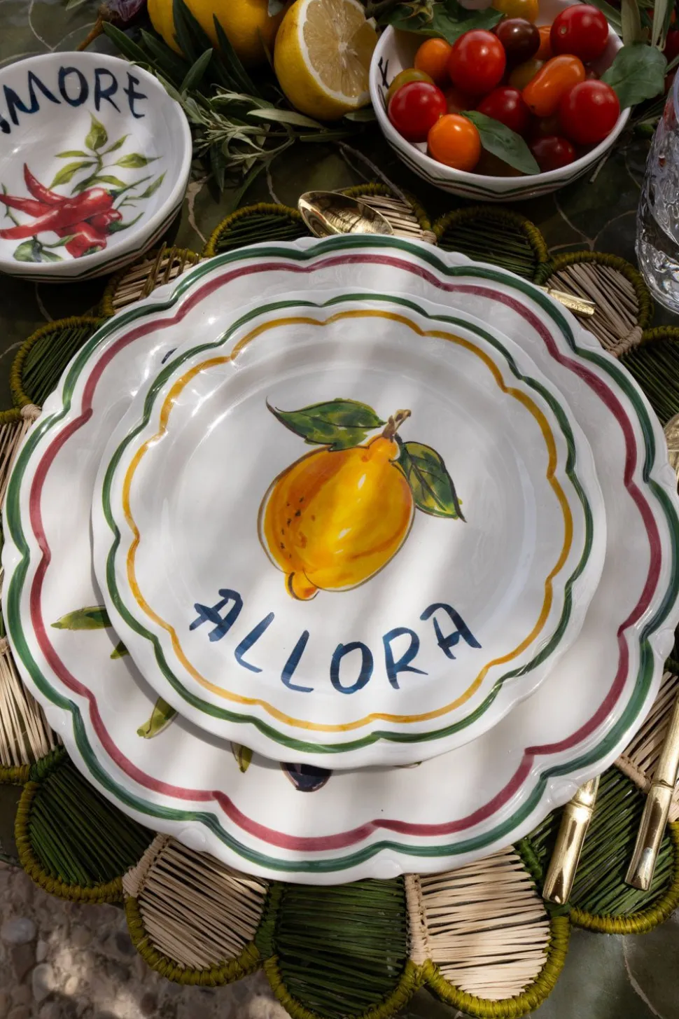 Plato De Postre De Melamina Dolce Vita