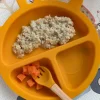 Plato De Silicona Diseño Jirafa