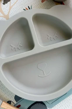 Plato De Silicona Diseño Oso
