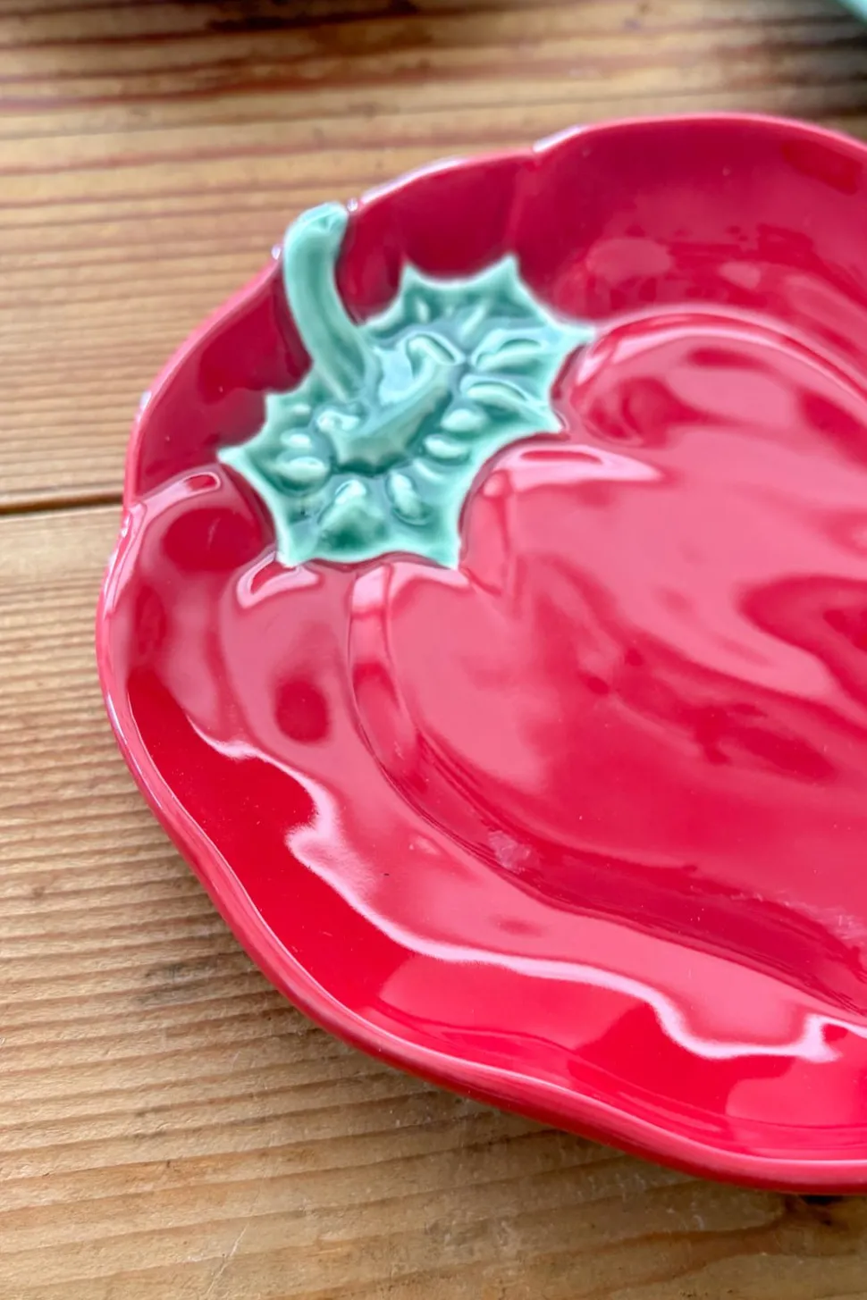 Plato Diseño Pimiento Pequeño