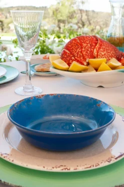 PLATO HONDO AZUL MELAMINA