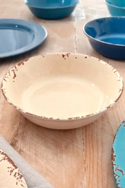 PLATO HONDO AZUL MELAMINA