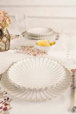 Plato Hondo Blanca Flor Co