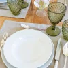Plato Hondo Blanco Con Relieve Co