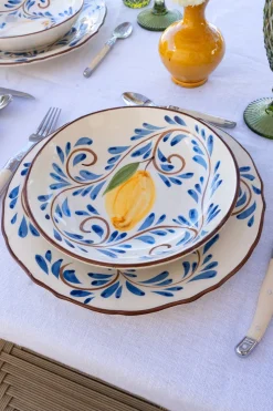 Plato Hondo Con Diseño Tavira
