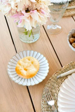 Plato Pan Blanca Flor Co