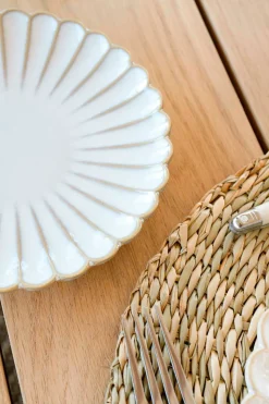 Plato Pan Blanca Flor Co
