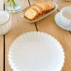 Plato Postre Blanca Flor Co