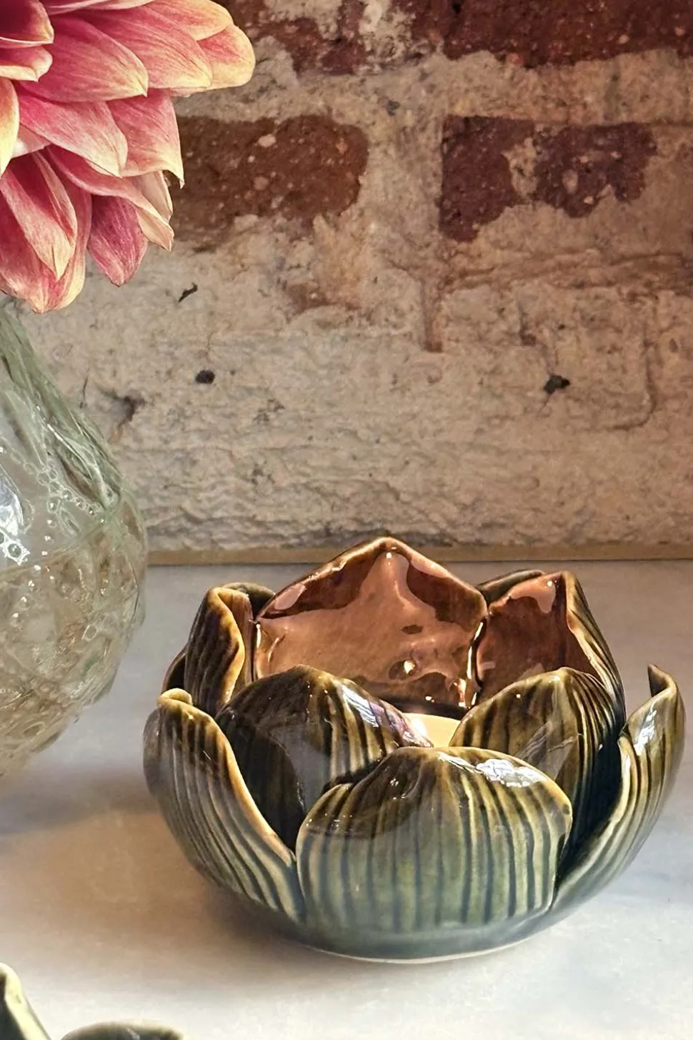 Portavelas Flor De Loto