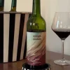 Posa Botellas De Resina Con Diseño De Cuadros Blancos Y Negros