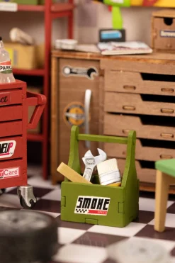 Puzzle 3D O Maqueta Con Diseño Taller De Coches