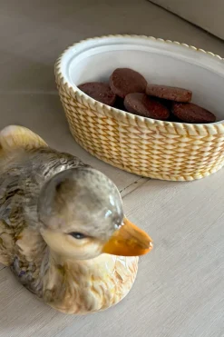 Recipiente Con Tapa Diseño Pato