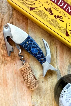Sacacorchos Con Diseño De Sardina En Lata Vintage