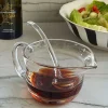 Salsera De Cristal Con Cuchara Y Asa