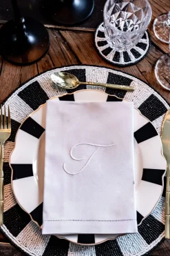 Servilleta De Algodón Con Detalle Vainica Inicial T
