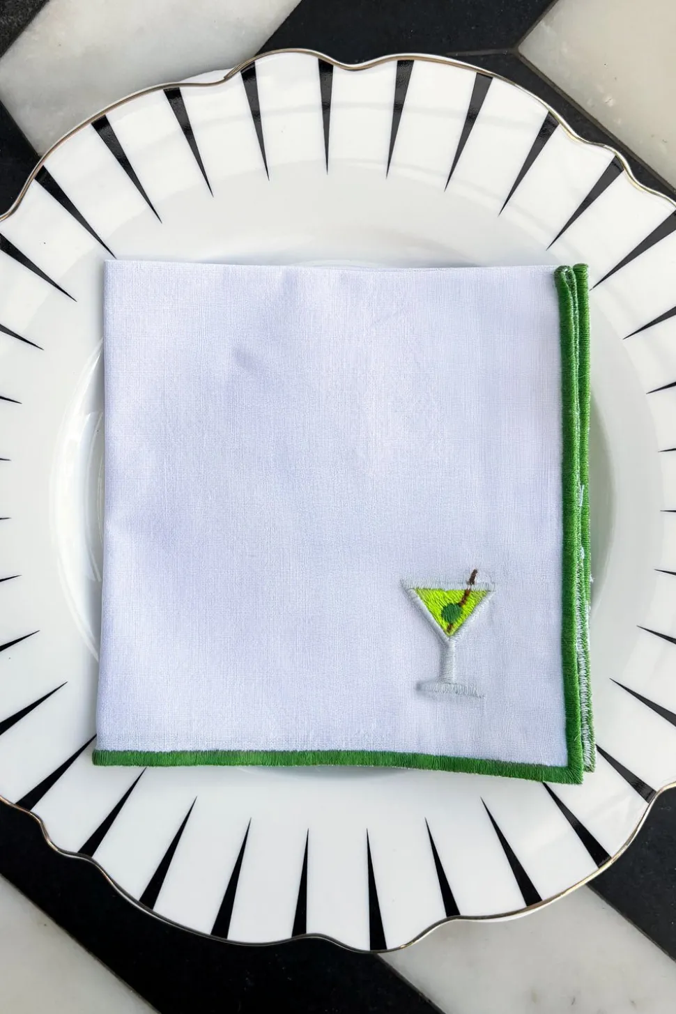 Servilleta De Cóctel Diseño Bebidas