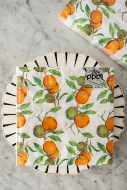 Servilletas Con Diseño De Naranjas Grandes