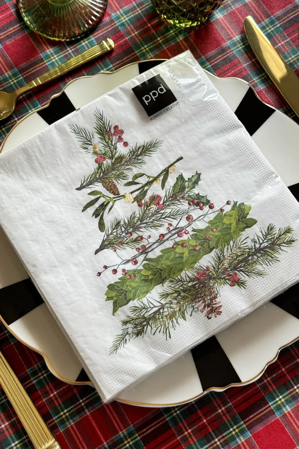 Servilletas Árbol De Navidad Grandes