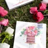 Servilletas Tarta Y Flores Grandes