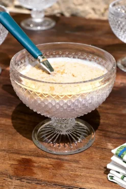 Set 6 Copas Cristal Helado Transparente Picos