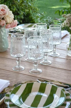 Set 6 Copas Cristal Tallado