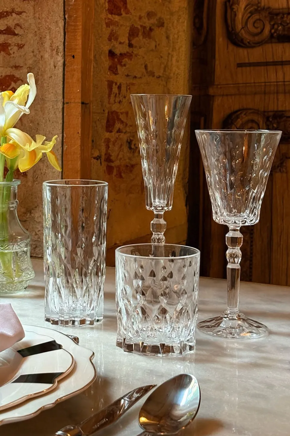Set 6 Copas De Champagne Diseño Lumiére