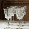 Set 6 Copas De Vino Diseño Glacial