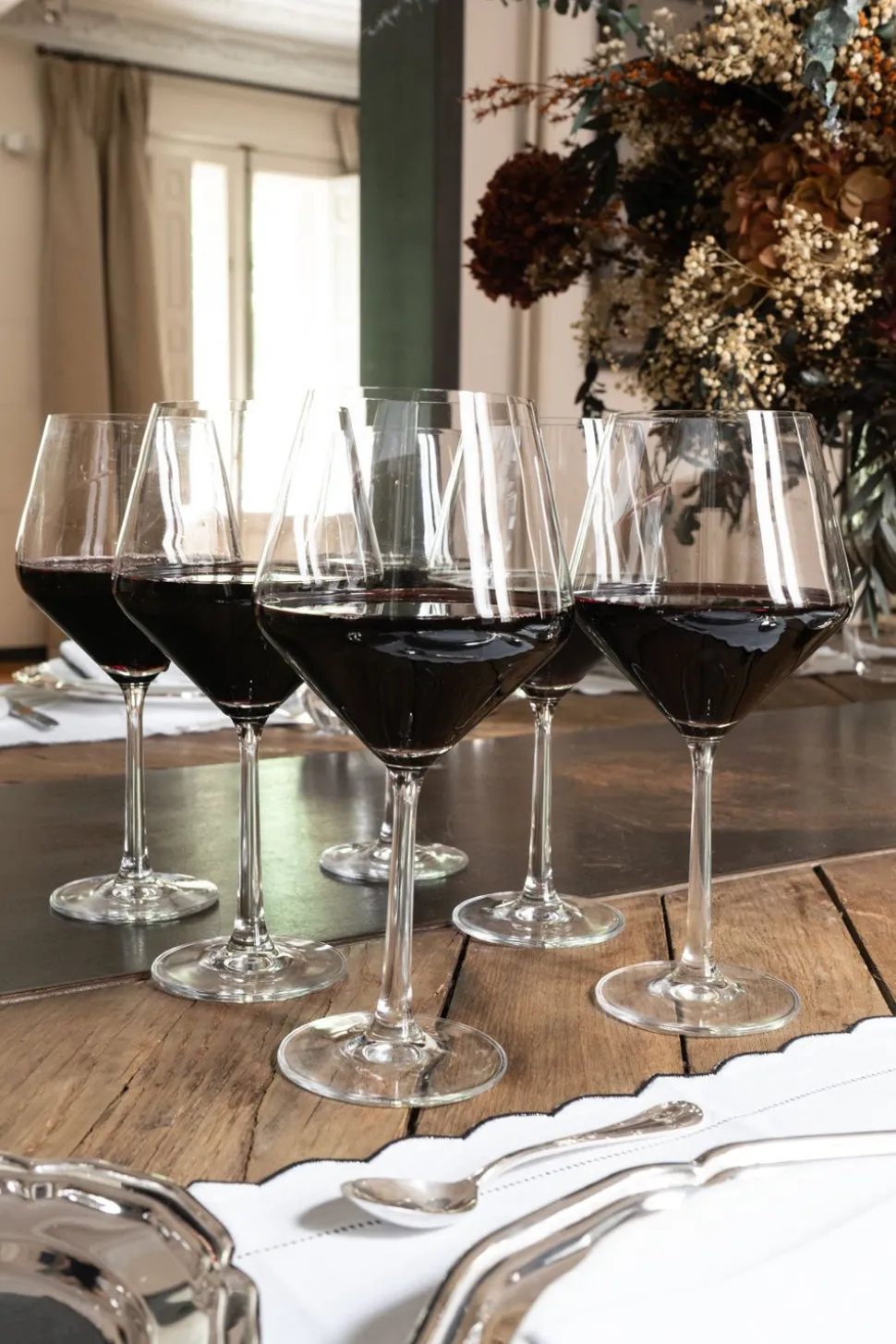 Set 6 Copas Vino Tinto Cristalería Sommelier
