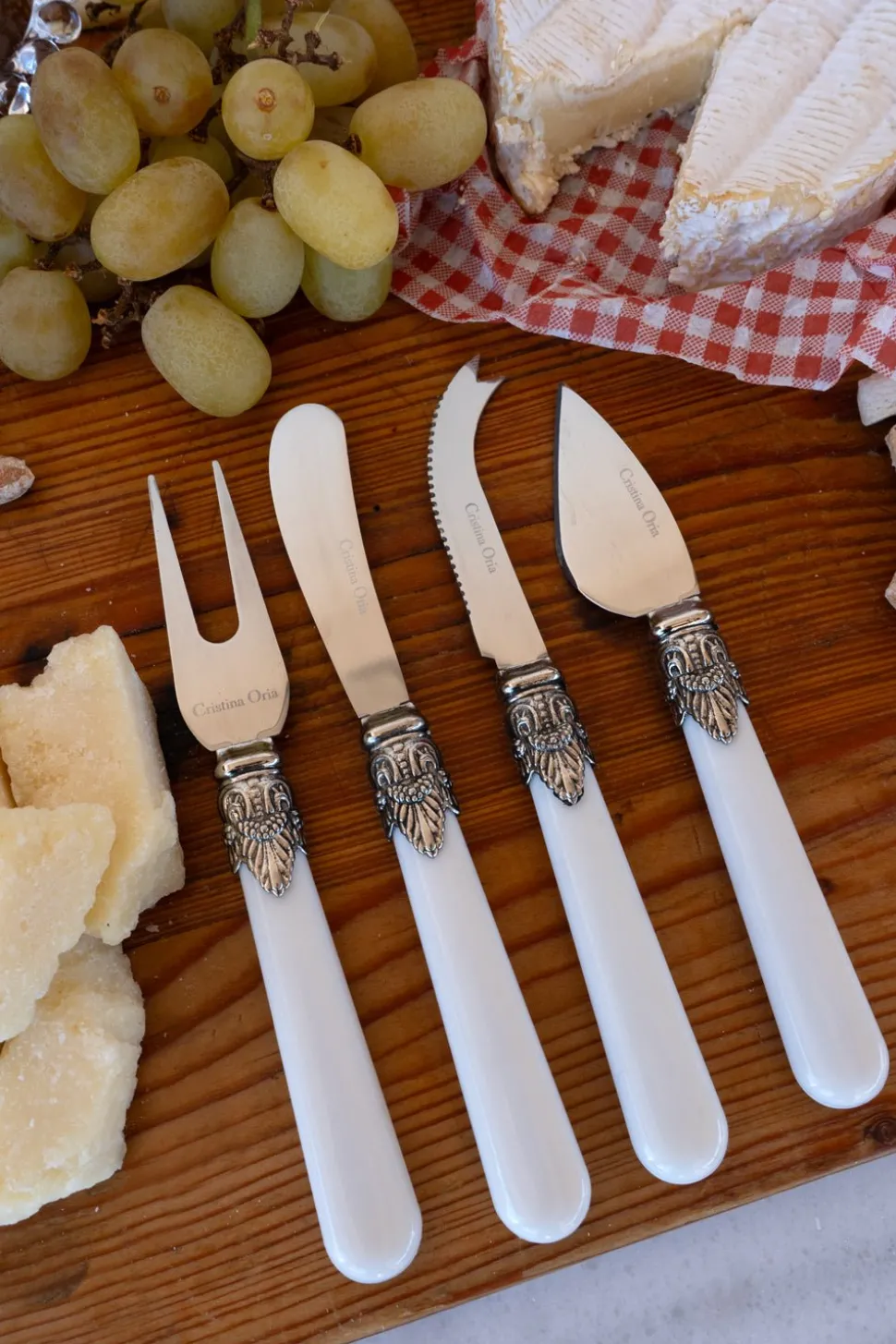 Set 4 Cuchillos De Queso Cubertería Amalfi CO