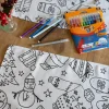 Set 2 Individuales Coloreables Infantiles Con Motivos Navideños