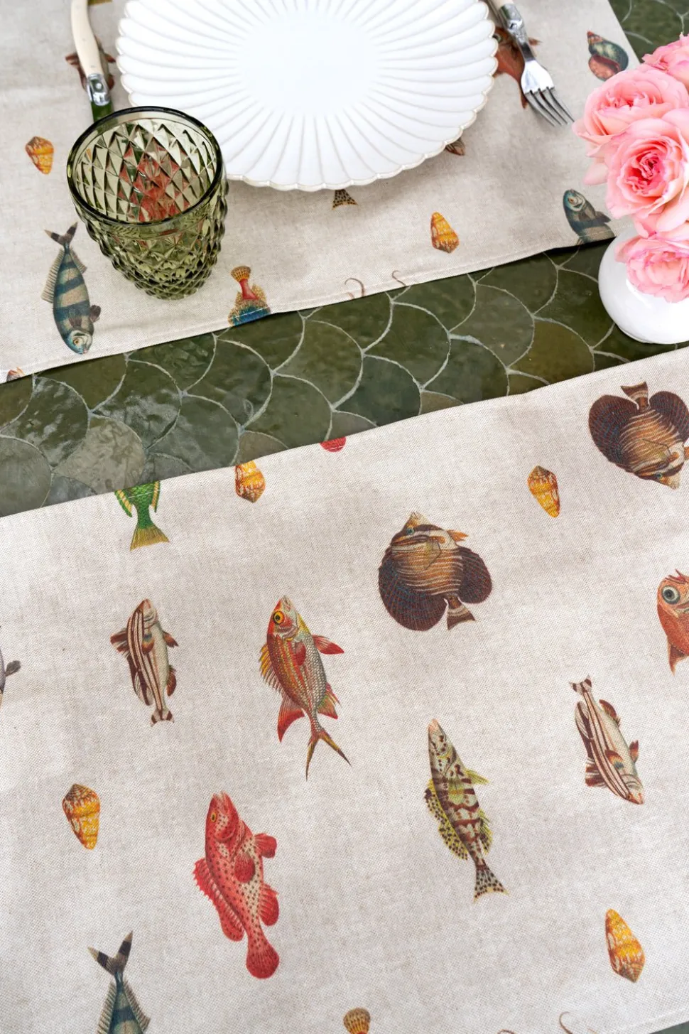 Set 2 Manteles Individuales Diseño Peces