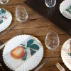 Set 6 Servilletas De Lino Con Diseño de Frutas