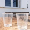 Set 2 Vasos Acrílicos Transparentes