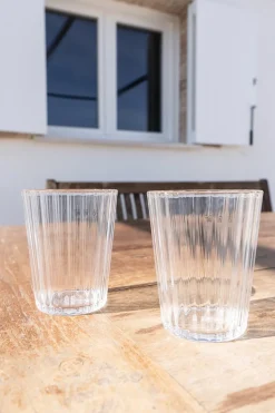 Set 2 Vasos Acrílicos Transparentes