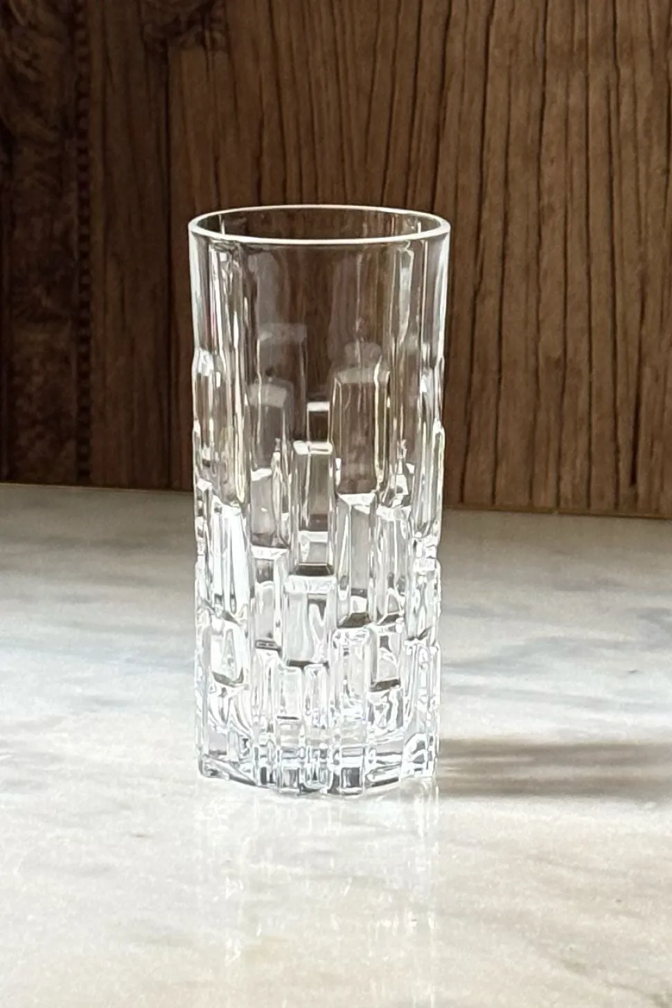 Set 6 Vasos Altos Diseño Glacial