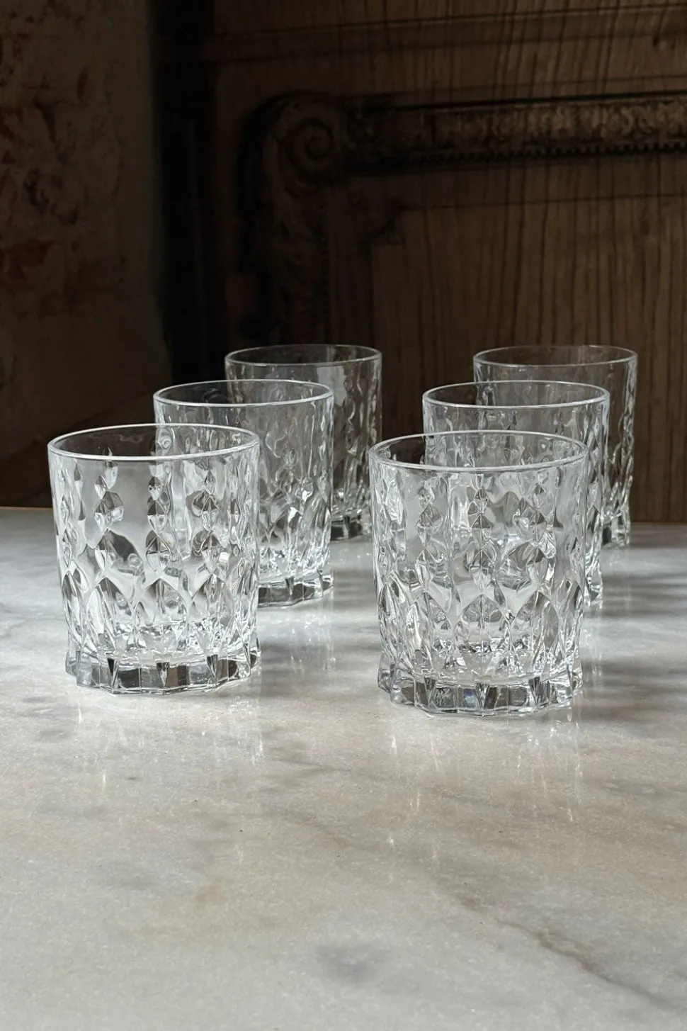 Set 6 Vasos Bajos Diseño Lumiére