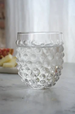 Set 6 Vasos Cristal Bolitas