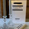 Set De 2 Candelabros De Cristal Medianos & Velas LED
