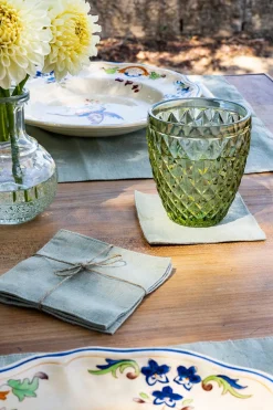Set De Cuatro Posavasos De Lino