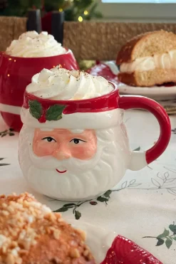 Set De Dos Tazas Con Diseño De Papá Noel