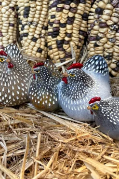 Set Figuras Decorativas Gallinas Grandes