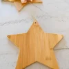 Tabla De Bambú Con Diseño De Estrella