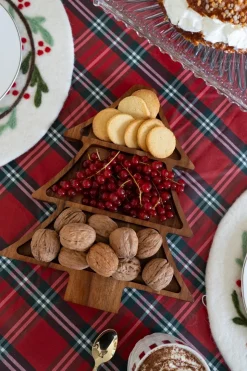Tabla De Madera Con Diseño De Árbol "Merry Christmas"
